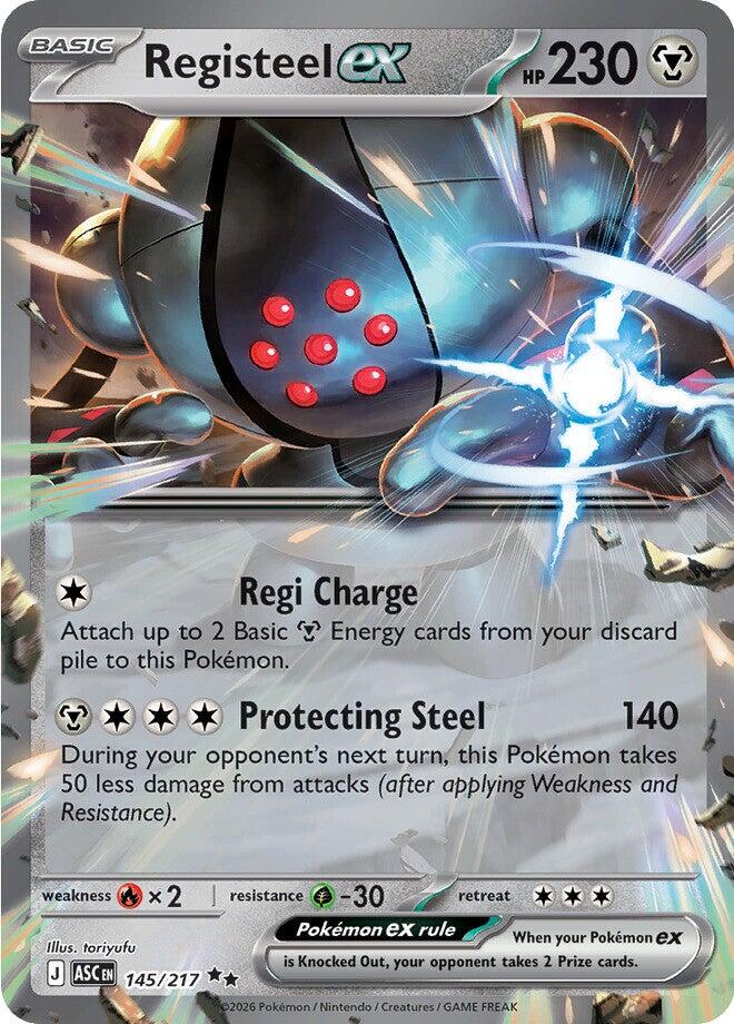 Registeel ex (145/217) [Mega Evolution: Ascended Heroes] | Jack's On Queen