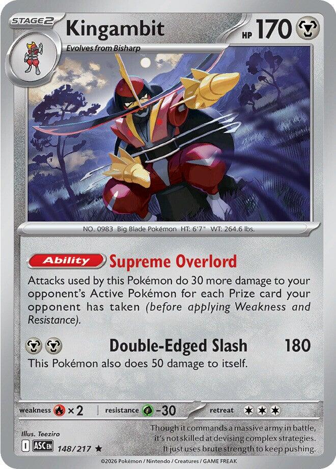 Kingambit (148/217) [Mega Evolution: Ascended Heroes] | Jack's On Queen
