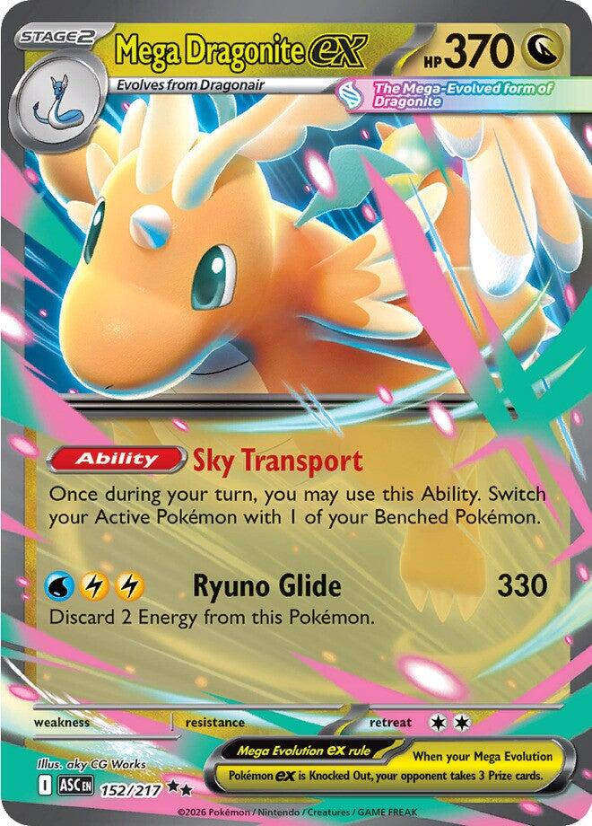 Mega Dragonite ex (152/217) [Mega Evolution: Ascended Heroes] | Jack's On Queen