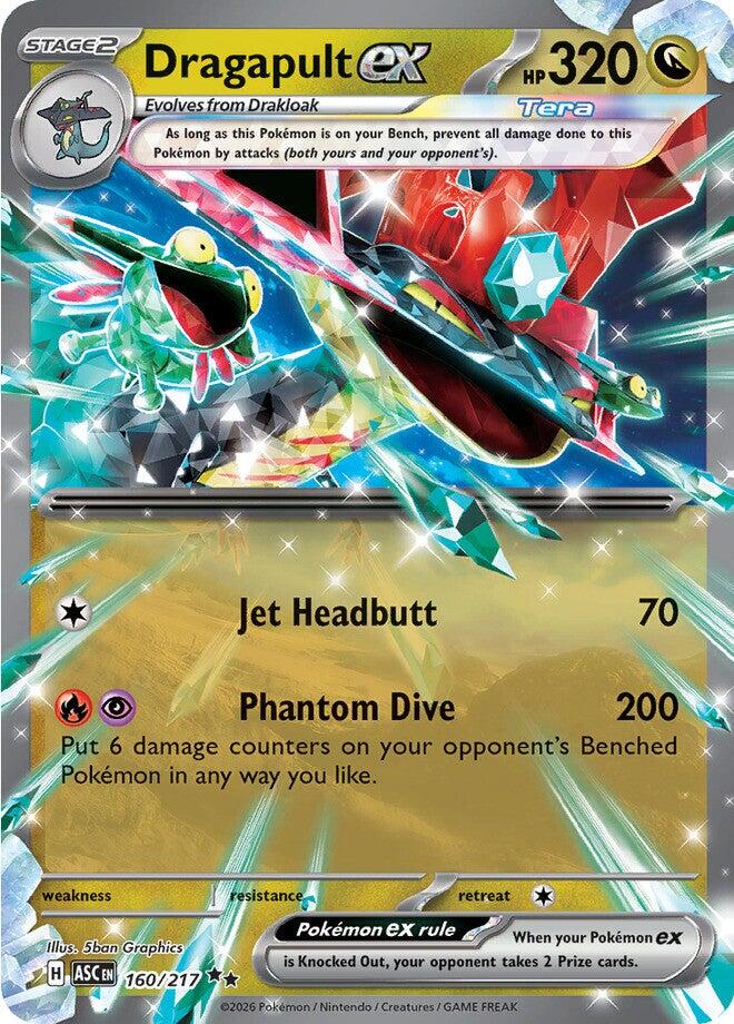 Dragapult ex (160/217) [Mega Evolution: Ascended Heroes] | Jack's On Queen