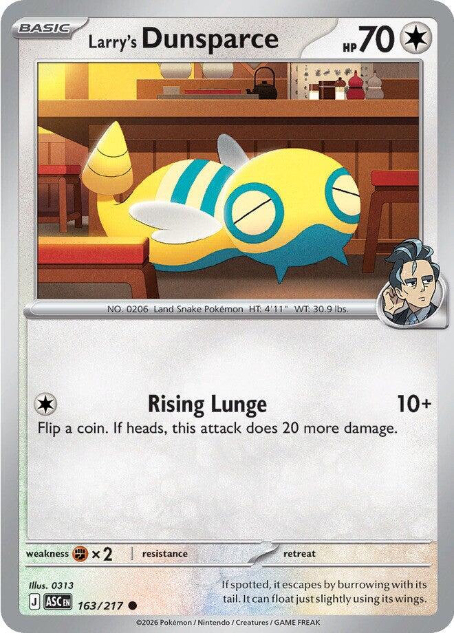 Larry's Dunsparce (163/217) [Mega Evolution: Ascended Heroes] | Jack's On Queen