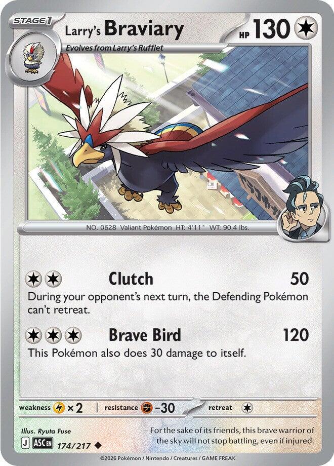 Larry's Braviary (174/217) [Mega Evolution: Ascended Heroes] | Jack's On Queen