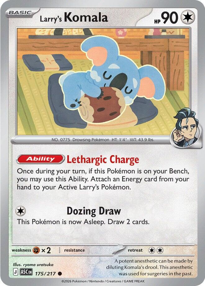 Larry's Komala (175/217) [Mega Evolution: Ascended Heroes] | Jack's On Queen