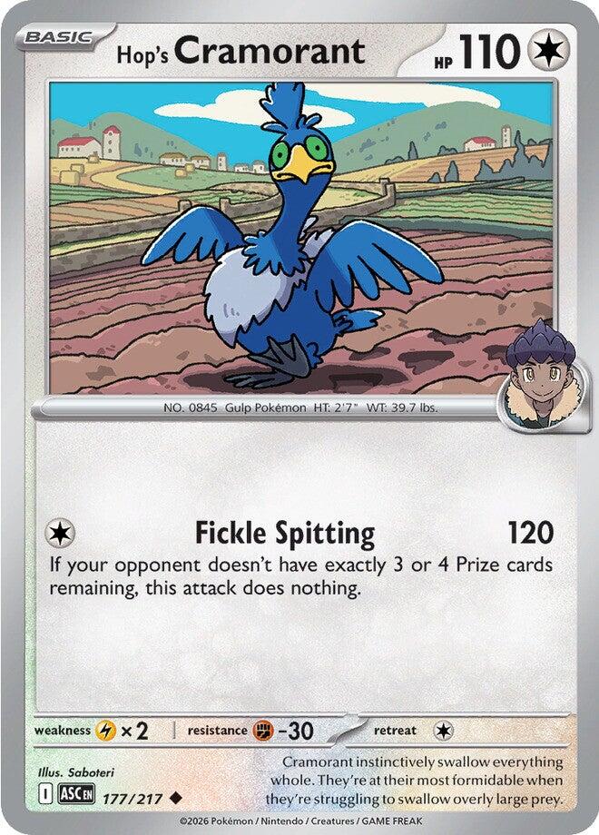 Hop's Cramorant (177/217) [Mega Evolution: Ascended Heroes] | Jack's On Queen