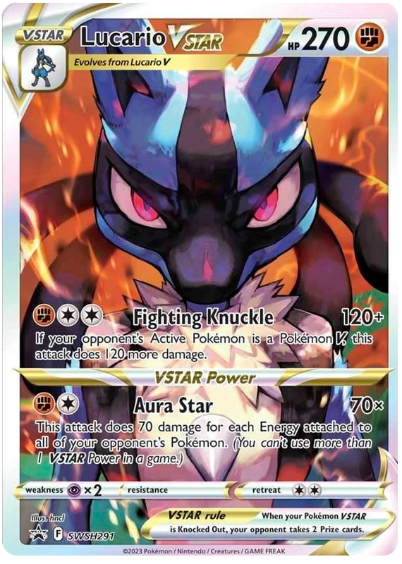 Lucario VSTAR (SWSH291) [Sword & Shield: Black Star Promos] | Jack's On Queen