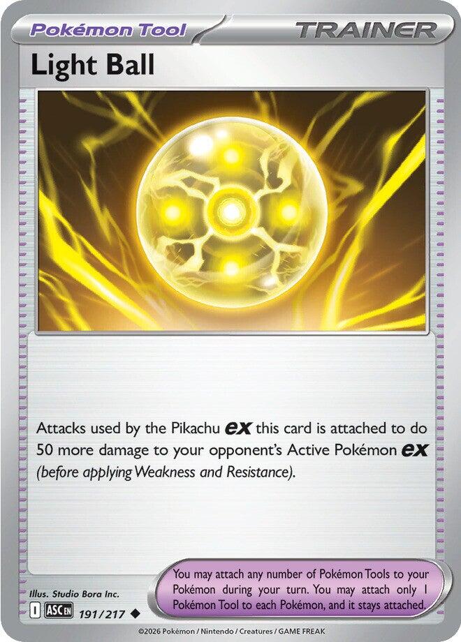 Light Ball (191/217) [Mega Evolution: Ascended Heroes] | Jack's On Queen