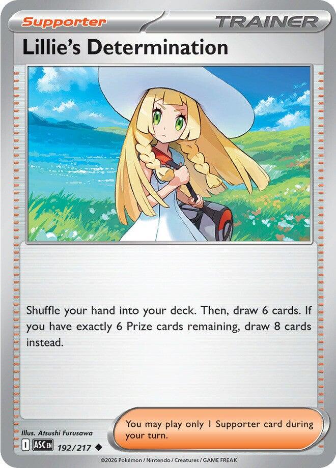 Lillie's Determination (192/217) [Mega Evolution: Ascended Heroes] | Jack's On Queen
