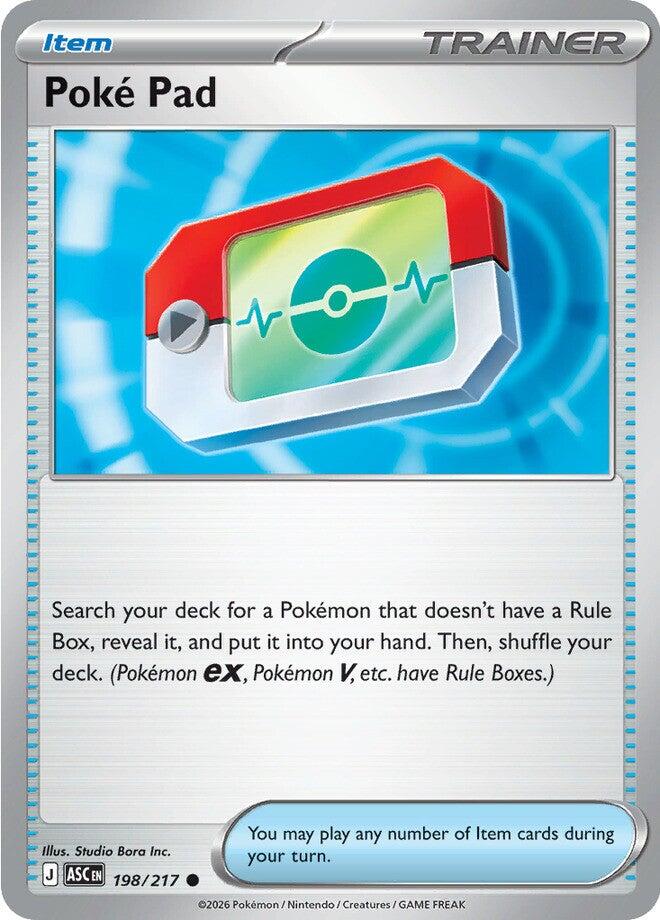 Poke Pad (198/217) [Mega Evolution: Ascended Heroes] | Jack's On Queen