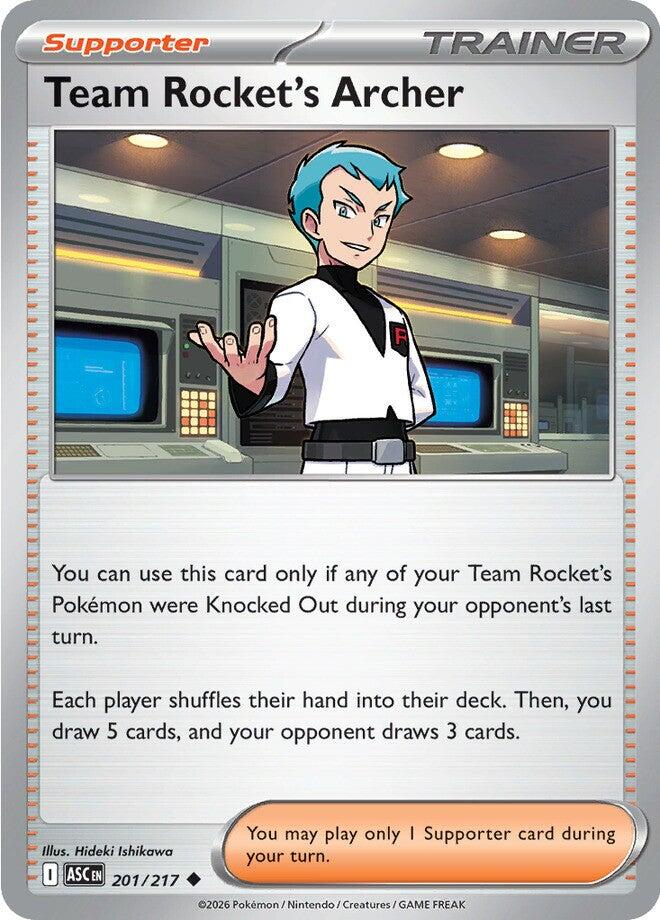 Team Rocket's Archer (201/217) [Mega Evolution: Ascended Heroes] | Jack's On Queen