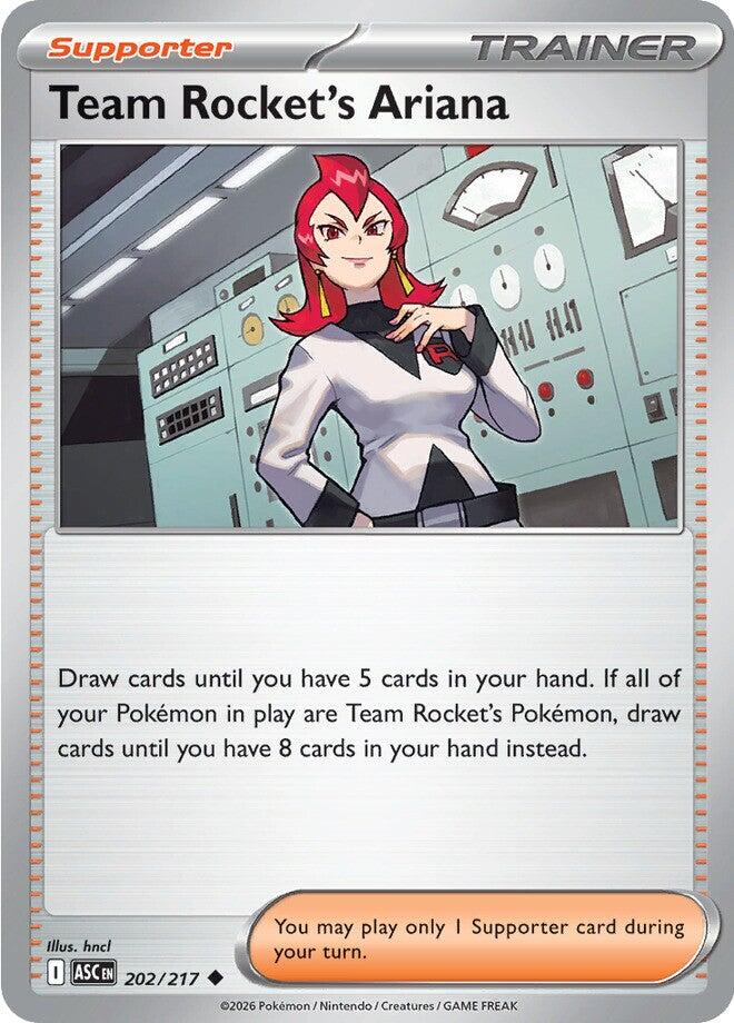 Team Rocket's Ariana (202/217) [Mega Evolution: Ascended Heroes] | Jack's On Queen