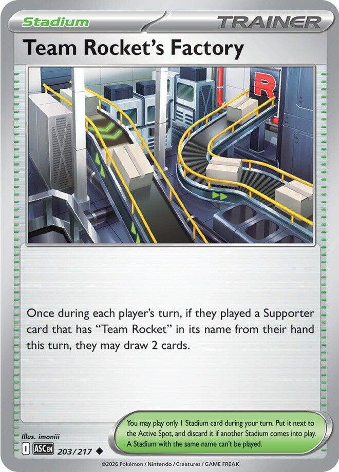 Team Rocket's Factory (203/217) [Mega Evolution: Ascended Heroes] | Jack's On Queen