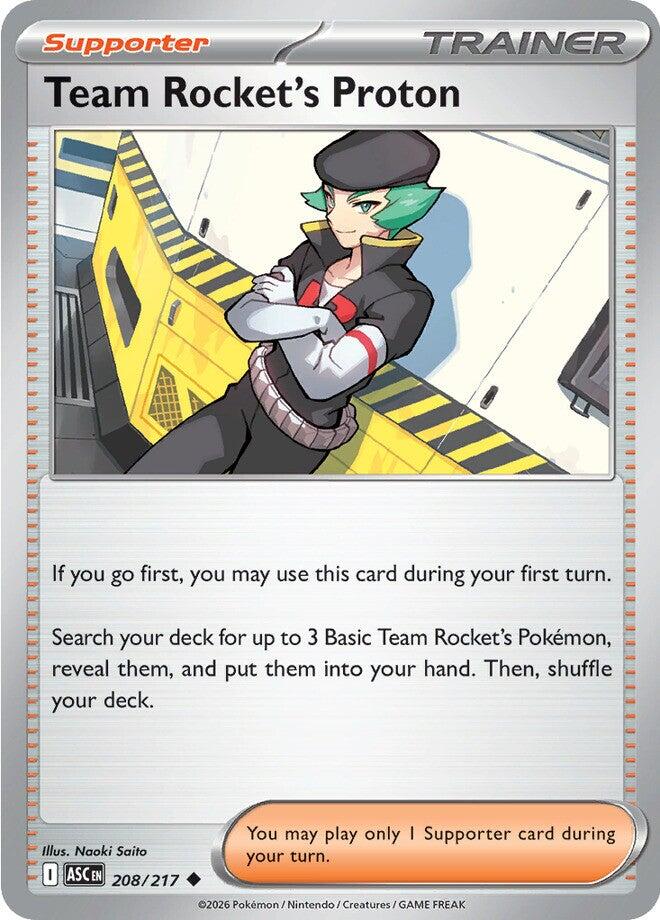 Team Rocket's Proton (208/217) [Mega Evolution: Ascended Heroes] | Jack's On Queen