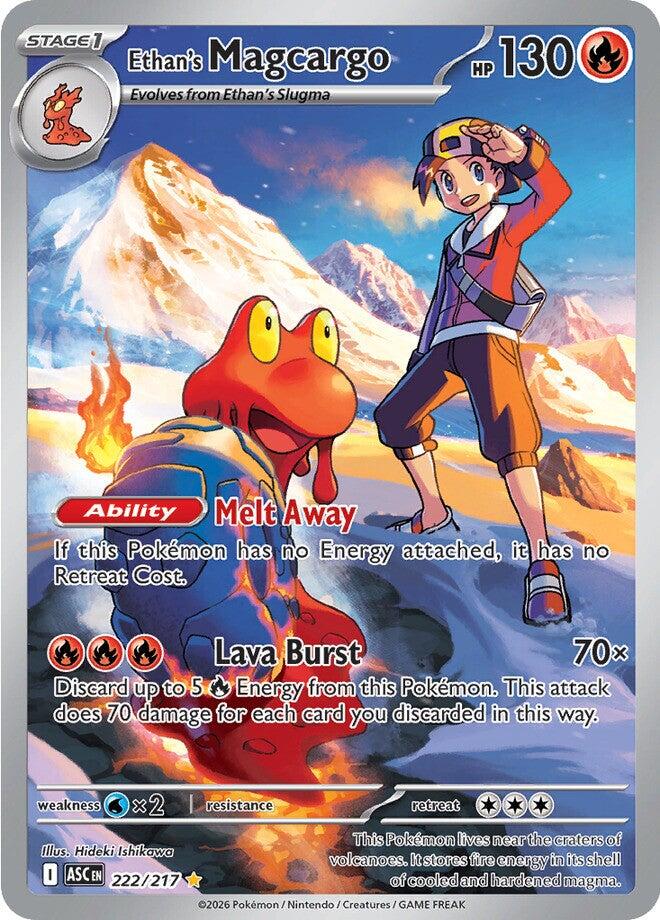 Ethan's Magcargo (222/217) [Mega Evolution: Ascended Heroes] | Jack's On Queen