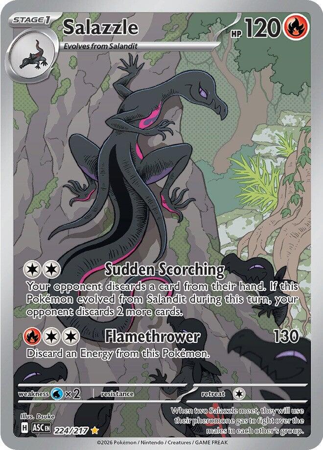 Salazzle (224/217) [Mega Evolution: Ascended Heroes] | Jack's On Queen