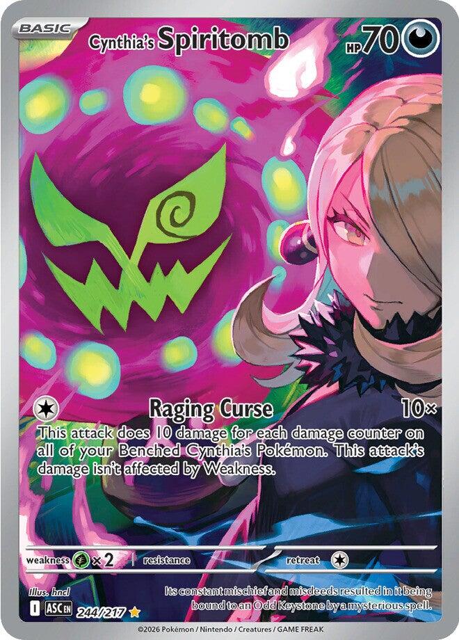 Cynthia's Spiritomb (244/217) [Mega Evolution: Ascended Heroes] | Jack's On Queen