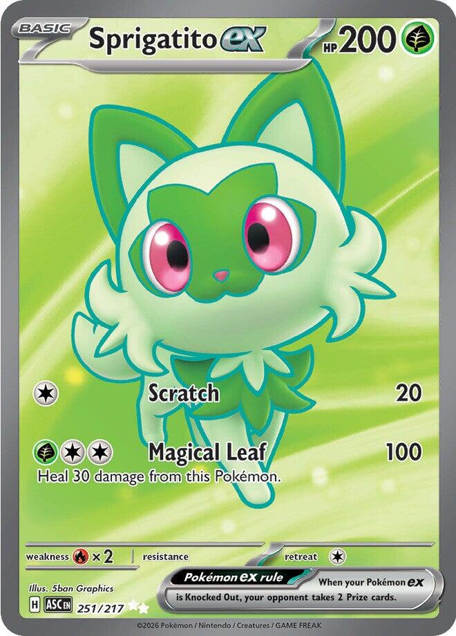 Sprigatito ex (251/217) [Mega Evolution: Ascended Heroes] | Jack's On Queen