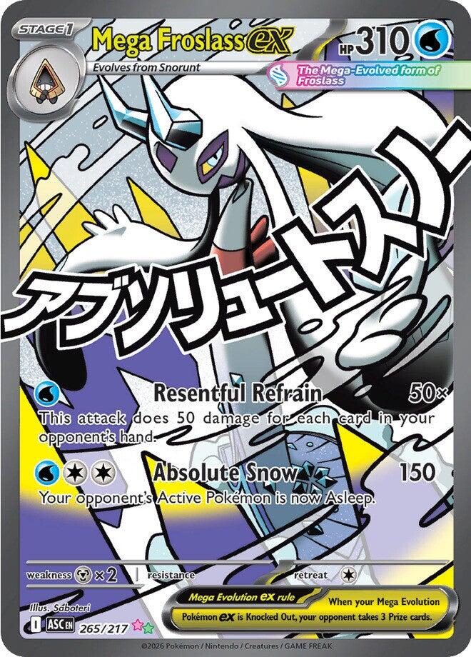 Mega Froslass ex (265/217) [Mega Evolution: Ascended Heroes] | Jack's On Queen