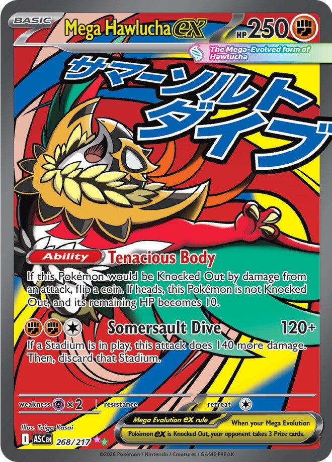 Mega Hawlucha ex (268/217) [Mega Evolution: Ascended Heroes] | Jack's On Queen