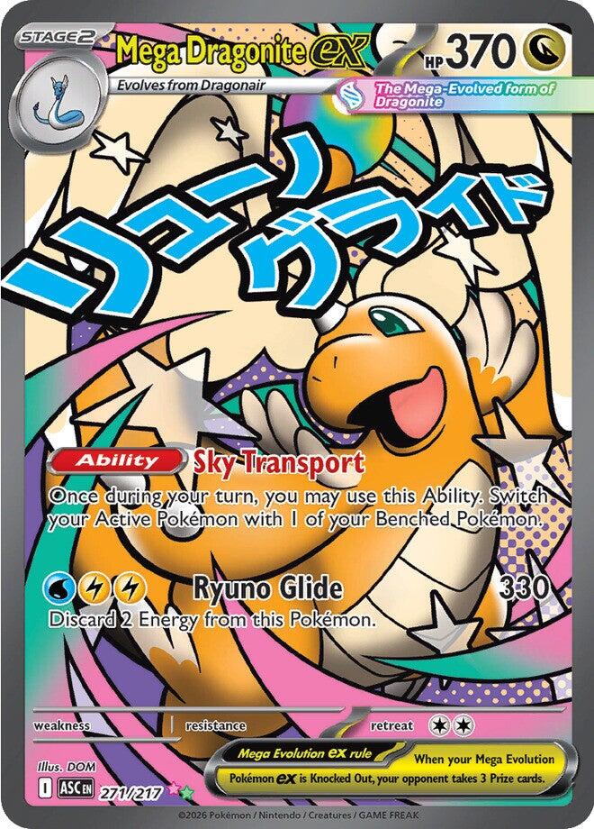 Mega Dragonite ex (271/217) [Mega Evolution: Ascended Heroes] | Jack's On Queen