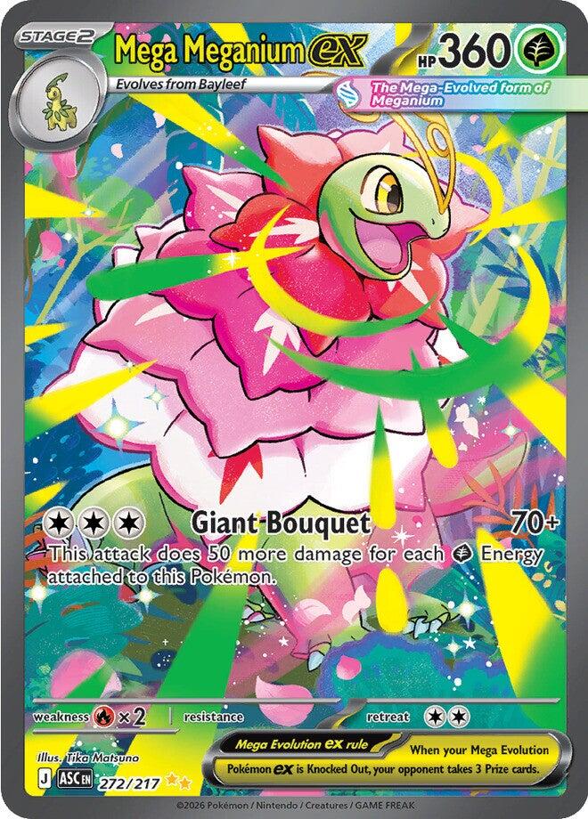 Mega Meganium ex (272/217) [Mega Evolution: Ascended Heroes] | Jack's On Queen