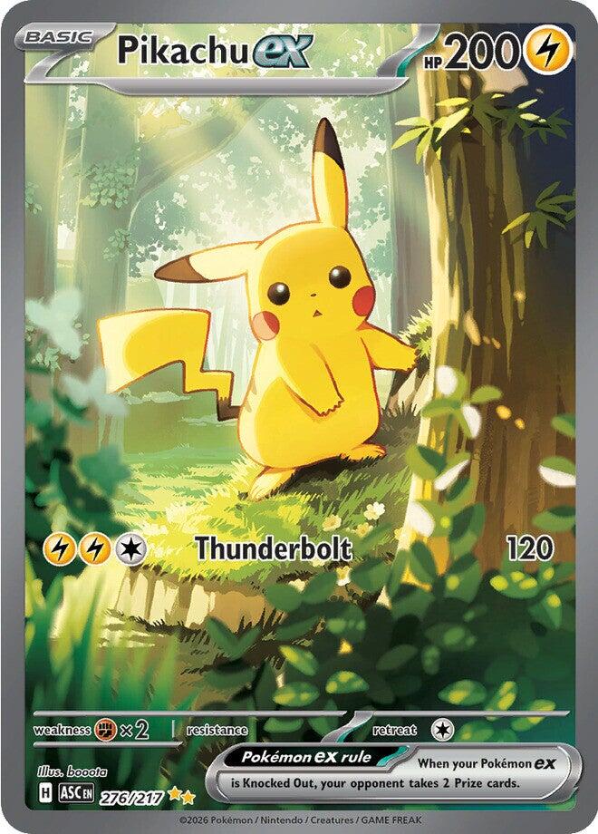 Pikachu ex (276/217) [Mega Evolution: Ascended Heroes] | Jack's On Queen