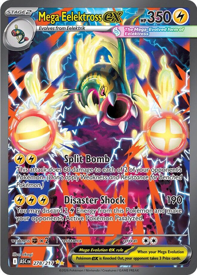 Mega Eelektross ex (278/217) [Mega Evolution: Ascended Heroes] | Jack's On Queen
