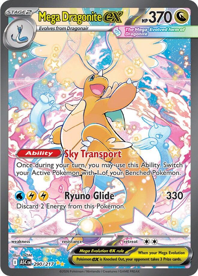 Mega Dragonite ex (290/217) [Mega Evolution: Ascended Heroes] | Jack's On Queen
