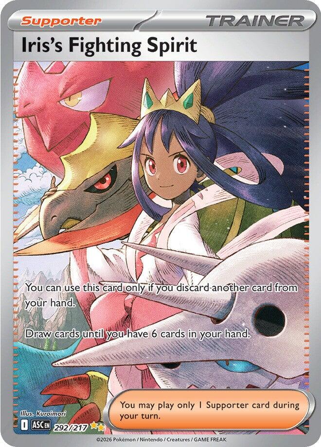 Iris's Fighting Spirit (292/217) [Mega Evolution: Ascended Heroes] | Jack's On Queen