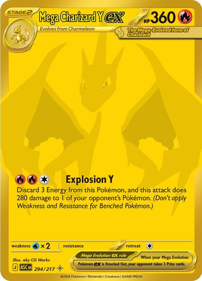 Mega Charizard Y ex (294/217) [Mega Evolution: Ascended Heroes] | Jack's On Queen