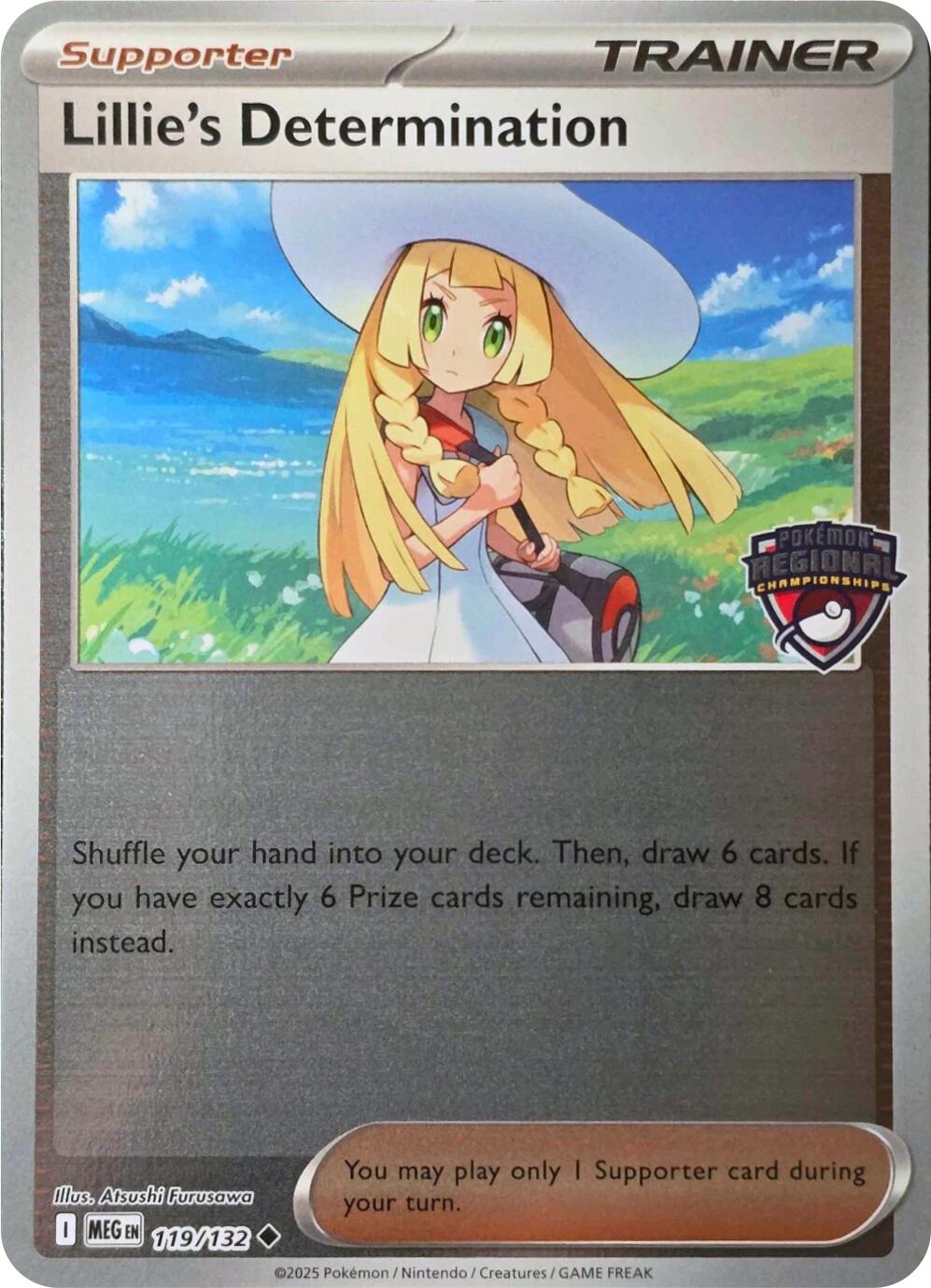 Lillie's Determination (119/132) (Regional Championships) [League & Championship Cards] | Jack's On Queen