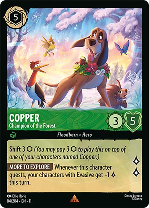 Copper - Champion of the Forest (84/204) [Winterspell] | Jack's On Queen