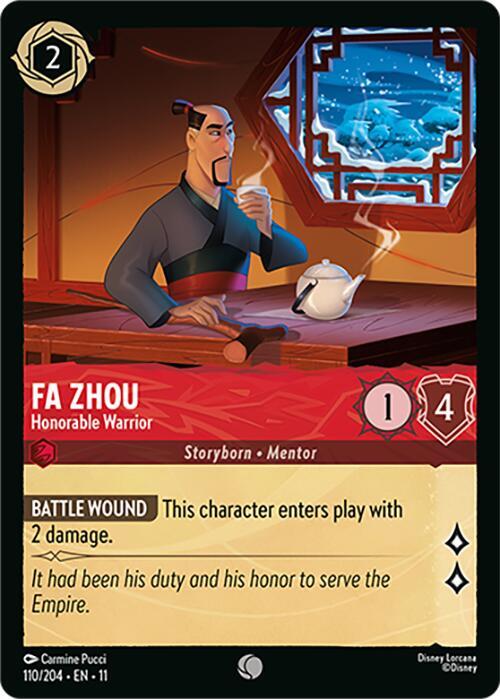 Fa Zhou - Honorable Warrior (110/204) [Winterspell] | Jack's On Queen