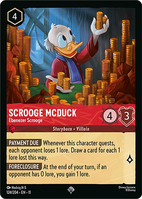Scrooge McDuck - Ebenezer Scrooge (124/204) [Winterspell] | Jack's On Queen