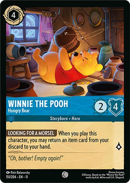 Winnie the Pooh - Hungry Bear (151/204) [Winterspell] | Jack's On Queen