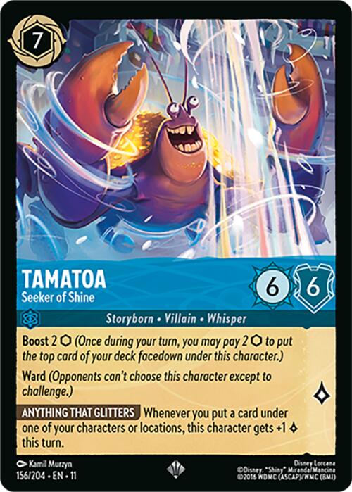 Tamatoa - Seeker of Shine (156/204) [Winterspell] | Jack's On Queen