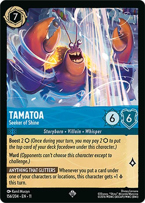 Tamatoa - Seeker of Shine (156/204) [Winterspell] | Jack's On Queen