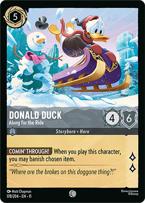 Donald Duck - Along for the Ride (178/204) [Winterspell] | Jack's On Queen