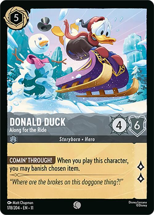 Donald Duck - Along for the Ride (178/204) [Winterspell] | Jack's On Queen