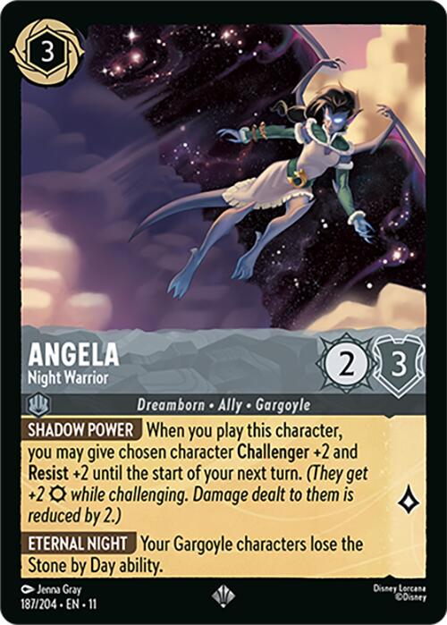Angela - Night Warrior (187/204) [Winterspell] | Jack's On Queen