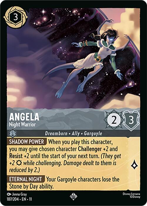 Angela - Night Warrior (187/204) [Winterspell] | Jack's On Queen