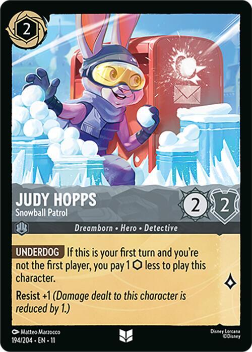 Judy Hopps - Snowball Patrol (194/204) [Winterspell] | Jack's On Queen