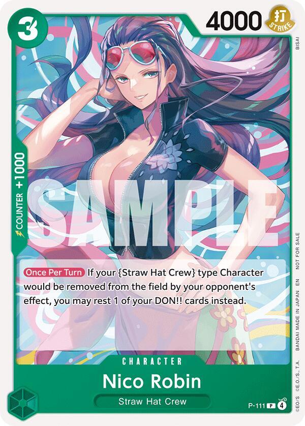 Nico Robin (Heroines Battle Pack) (P-111) [One Piece Promotion Cards] | Jack's On Queen