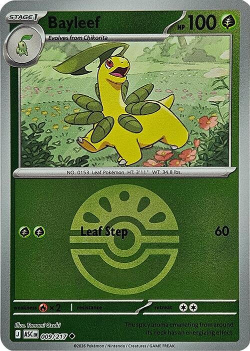 Bayleef (009/217) (Friend Ball) [Mega Evolution: Ascended Heroes] | Jack's On Queen