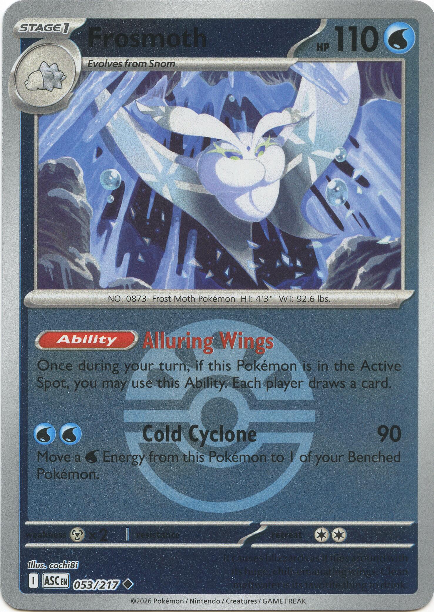 Frosmoth (053/217) (Friend Ball) [Mega Evolution: Ascended Heroes] | Jack's On Queen