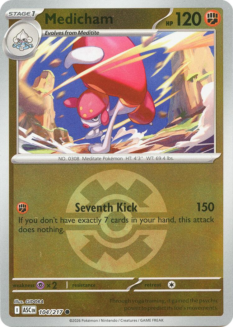 Medicham (104/217) (Quick Ball) [Mega Evolution: Ascended Heroes] | Jack's On Queen