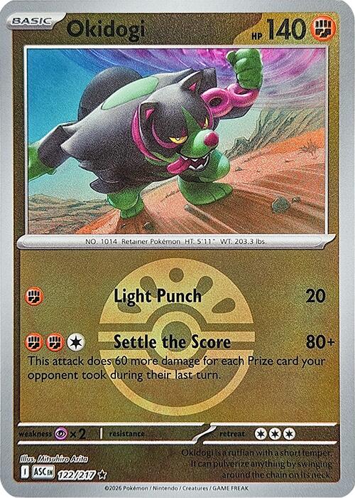 Okidogi (122/217) (Friend Ball) [Mega Evolution: Ascended Heroes] | Jack's On Queen