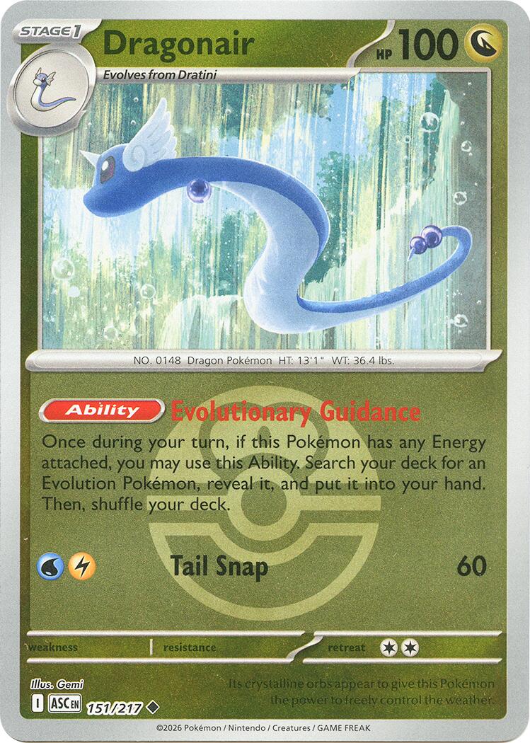 Dragonair (151/217) (Love Ball) [Mega Evolution: Ascended Heroes] | Jack's On Queen