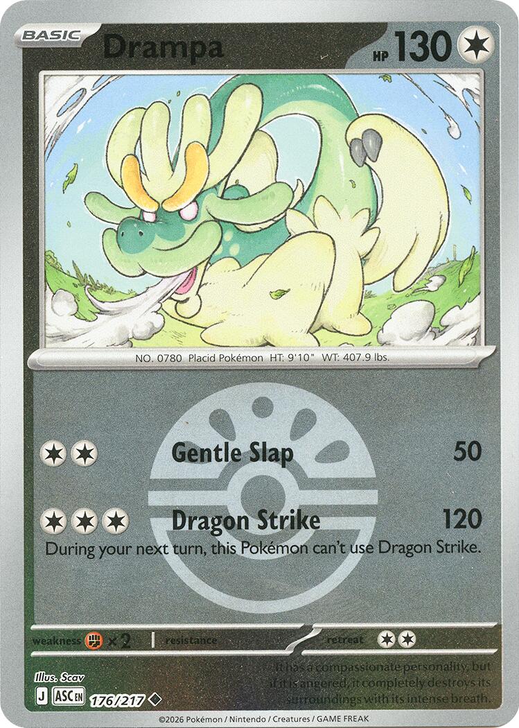 Drampa (176/217) (Friend Ball) [Mega Evolution: Ascended Heroes] | Jack's On Queen
