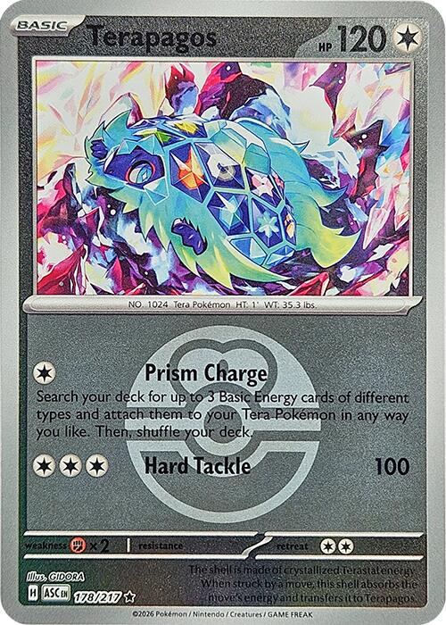 Terapagos (178/217) (Love Ball) [Mega Evolution: Ascended Heroes] | Jack's On Queen