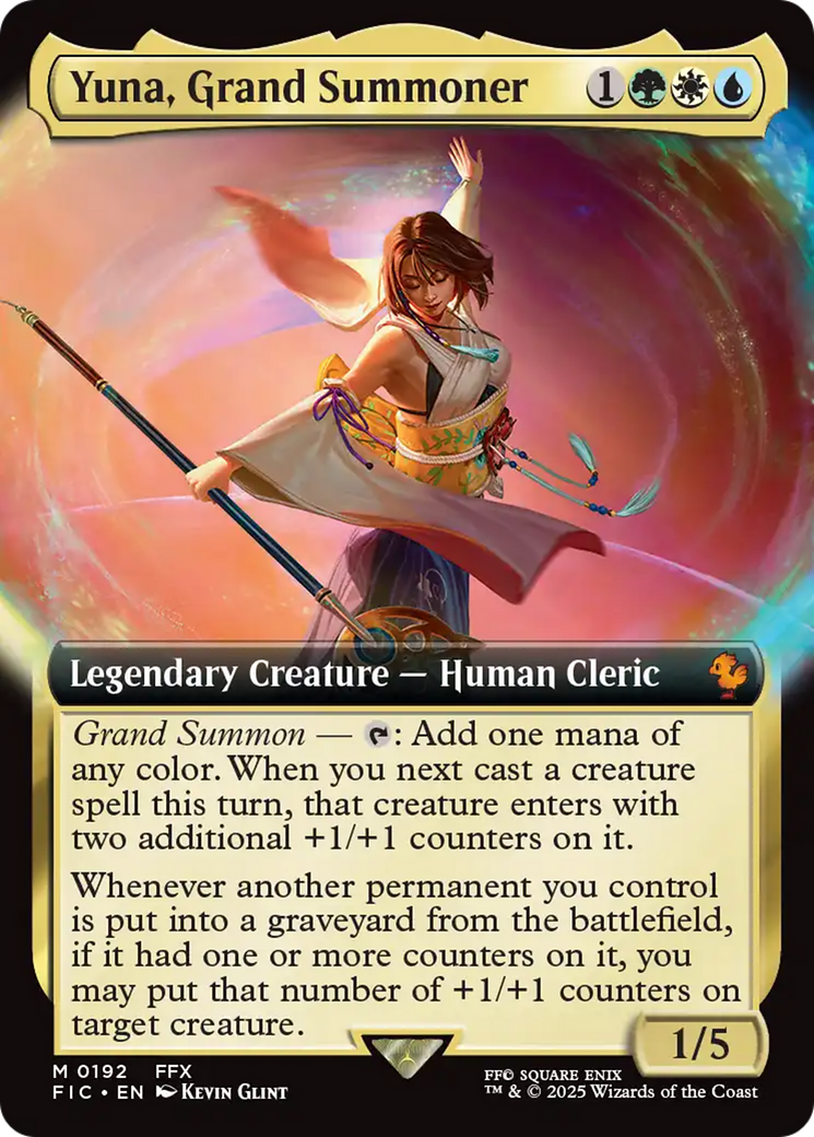 Yuna, Grand Summoner (Extended Art) [FINAL FANTASY Commander] | Jack's On Queen